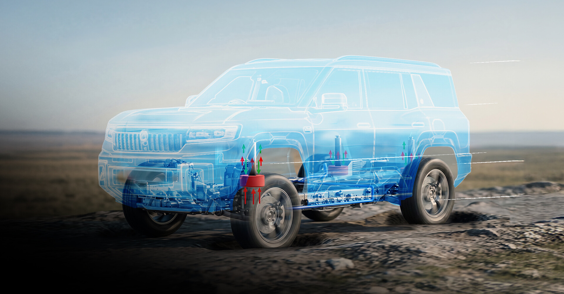 DiSUS-P Intelligent Hydraulic <br>Body Control System